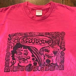 SUPREME cropped T-shirt